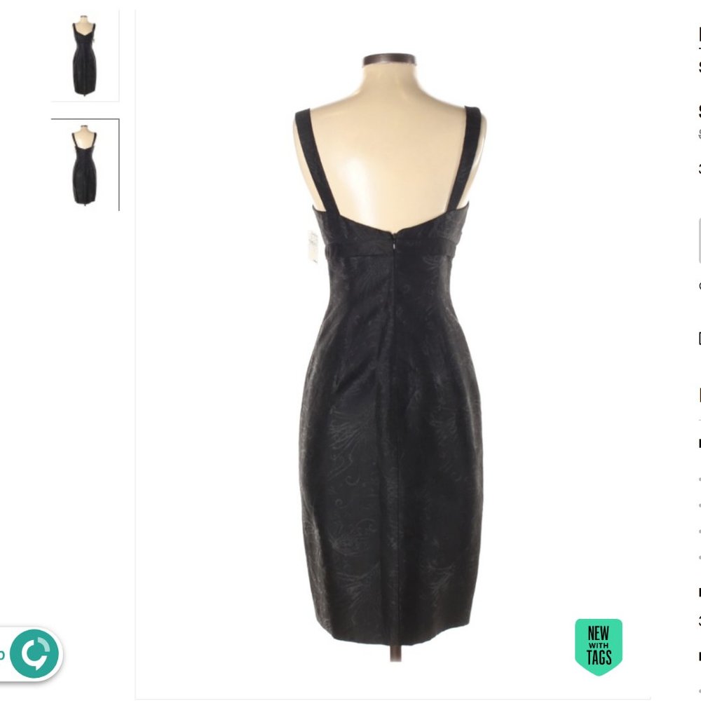 David Meister little black dress from Neiman 2 - Picture 7 of 7